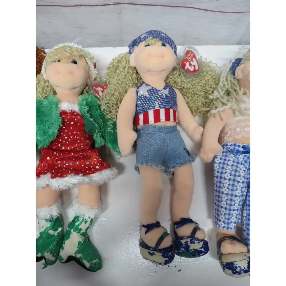 Vintage Ty Beanie Boppers Set of 7 with Tags - Some Shoes with Flaws - Picture 8 of 14